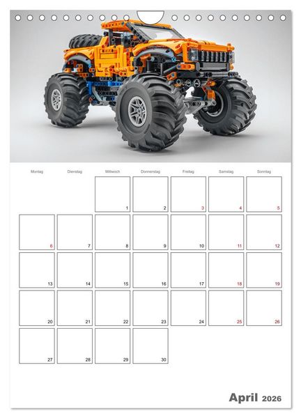 Produktbild: Gesteckte coole Flitzer (Wandkalender 2026 DIN A4 hoch), CALVENDO Monatskalender
