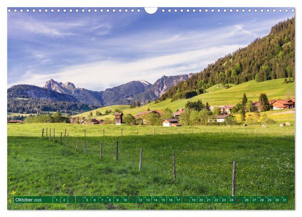 Produktbild: Tannheim und das Tal (Wandkalender 2026 DIN A3 quer), CALVENDO Monatskalender