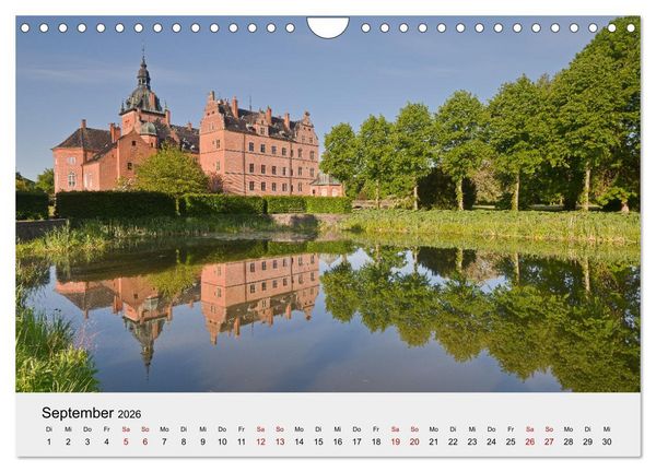 Produktbild: D&auml;nemark - Land, K&uuml;sten, St&auml;dte (Wandkalender 2026 DIN A4 quer), CALVENDO Monatskalender