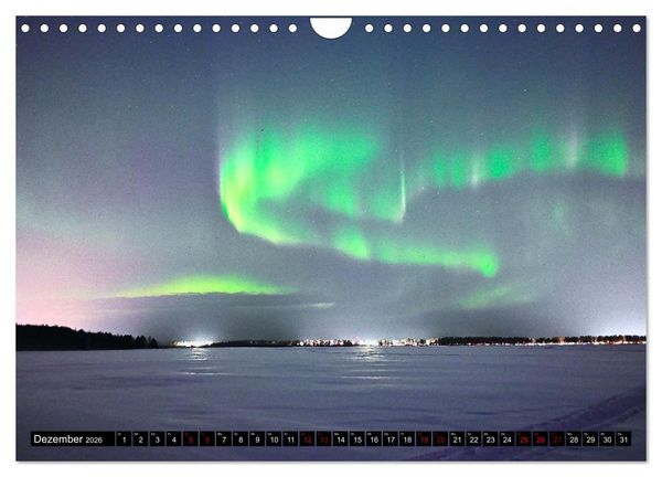 Produktbild: Lulea - Wintertraum in Schwedisch Lappland (Wandkalender 2026 DIN A4 quer), CALVENDO Monatskalender