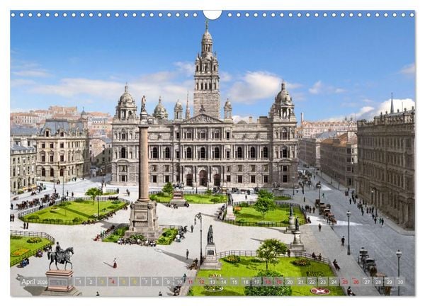 Produktbild: Scotland around 1900 - photos restored and colourised (Wall Calendar 2026 DIN A3 landscape), CALVENDO 12 Month Wall Calendar