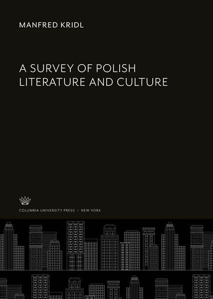 Produktbild: A Survey of Polish Literature and Culture