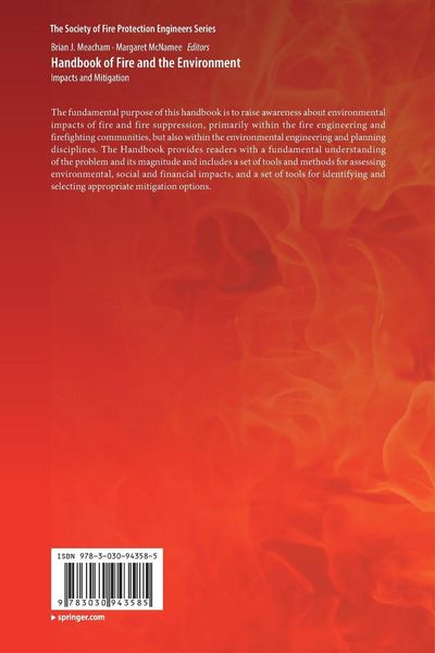 Produktbild: Handbook of Fire and the Environment