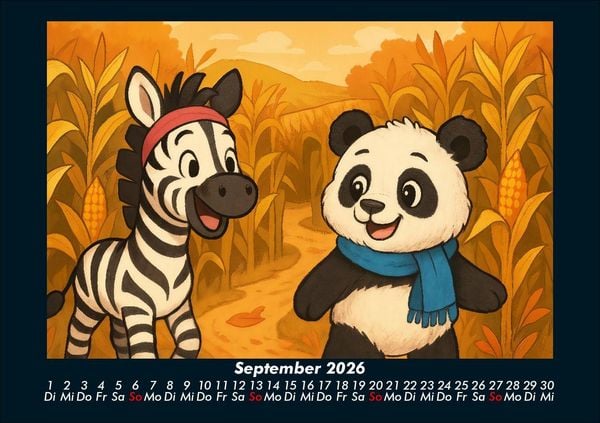 Produktbild: Zara & Pippin - Beste Freunde f&uuml;rs Jahr 2026 Fotokalender DIN A5