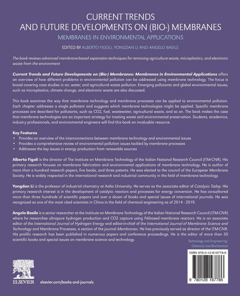 Produktbild: Current Trends and Future Developments on (Bio-) Membranes