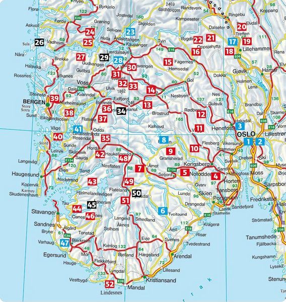 Produktbild: ROTHER Wanderf&uuml;hrer Norwegen &ndash; Der S&uuml;den
