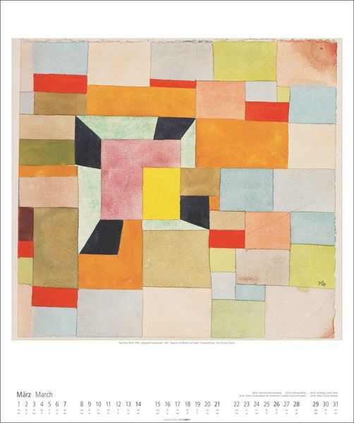 Produktbild: Paul Klee Kalender 2027