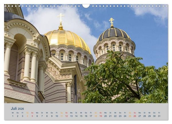 Produktbild: Charmante Baltische St&auml;dte entlang der Ostsee (Wandkalender 2026 DIN A3 quer), CALVENDO Monatskalender