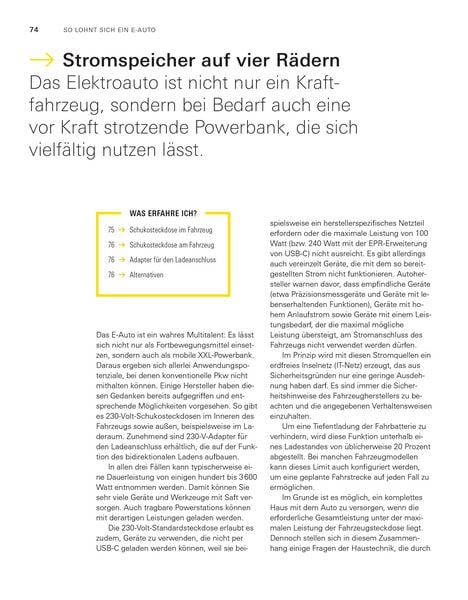 Produktbild: Umstieg aufs Elektroauto