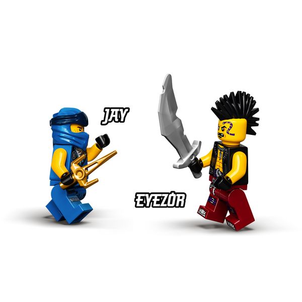 LEGO NINJAGO 71740 Jays Elektro-Mech Actionfigur, Spinne und Ninja Auto
