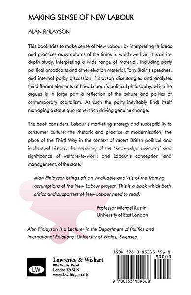Produktbild: Making Sense of New Labour