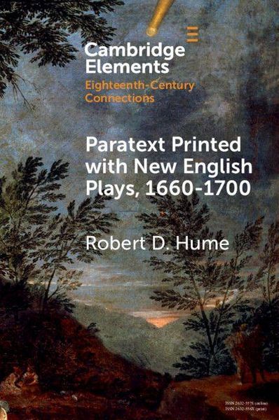 Produktbild: Paratext Printed with New English Plays, 1660-1700