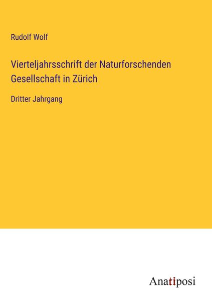 Produktbild: Vierteljahrsschrift der Naturforschenden Gesellschaft in Z&uuml;rich