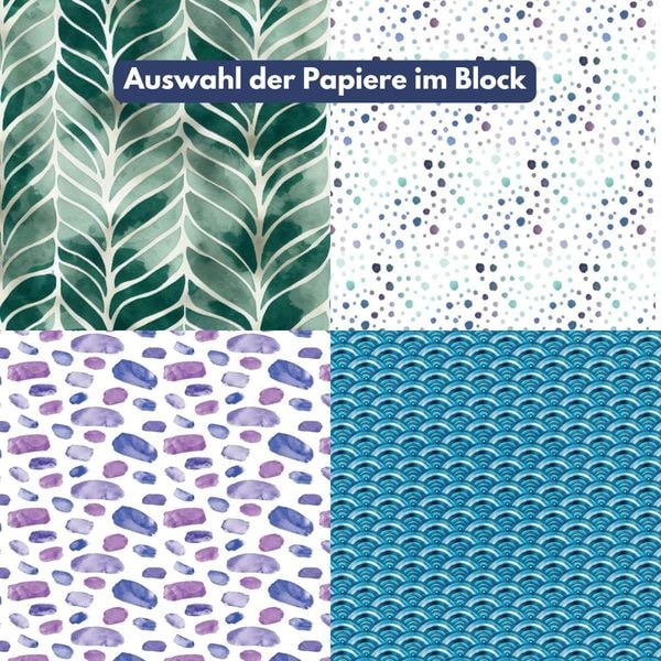Produktbild: 350 Origami-Papiere - Muster-Mix