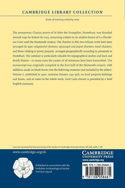 Produktbild: The Chartulary of St John of Pontefract