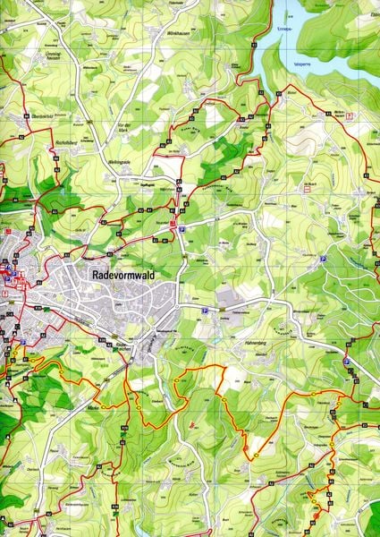 Produktbild: Wanderkarte Bergisches Land 1:25.000