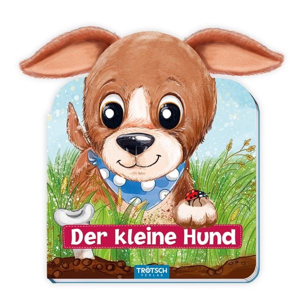 Produktbild: Tr&ouml;tsch Der kleine Hund Pappenbuch mit Pl&uuml;schohren