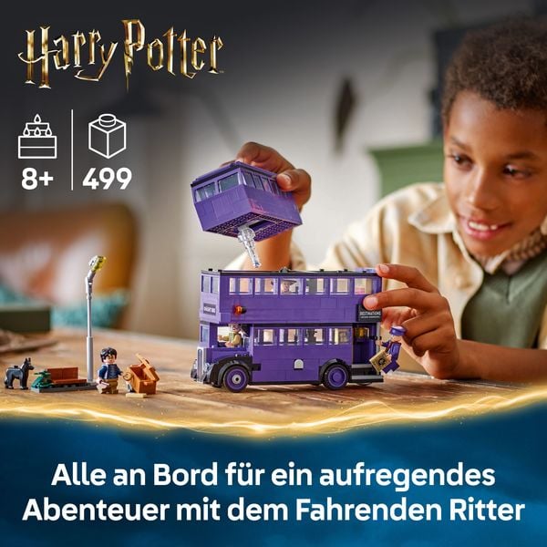 LEGO Harry Potter Abenteuer mit dem Fahrenden Ritter, Set mit Bus 76446