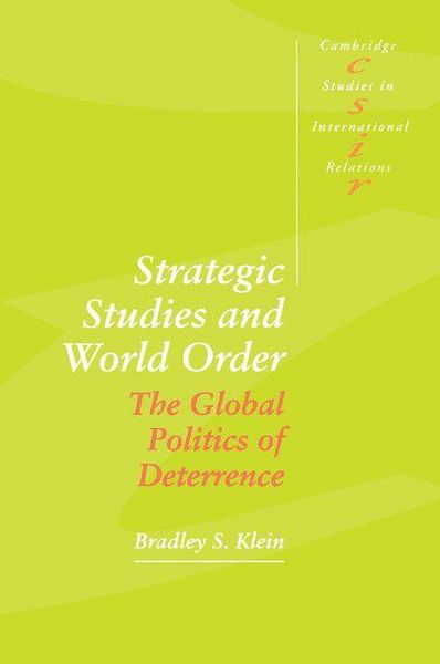 Produktbild: Strategic Studies and World Order