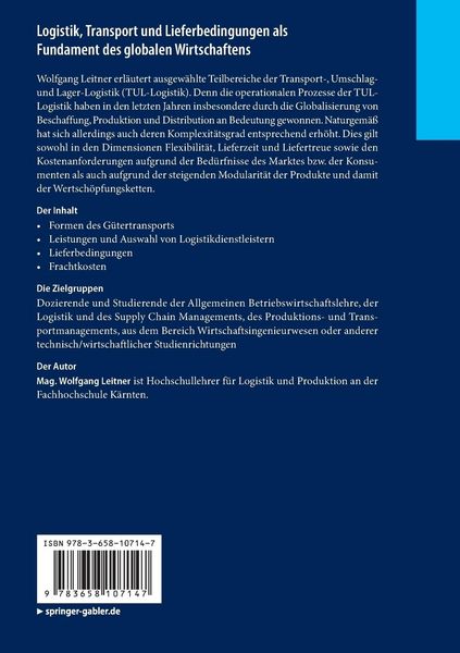Produktbild: Logistik, Transport und Lieferbedingungen als Fundament des globalen Wirtschaftens