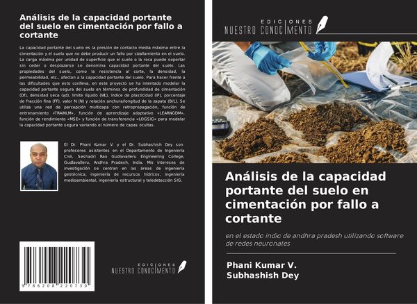 Produktbild: An&aacute;lisis de la capacidad portante del suelo en cimentaci&oacute;n por fallo a cortante