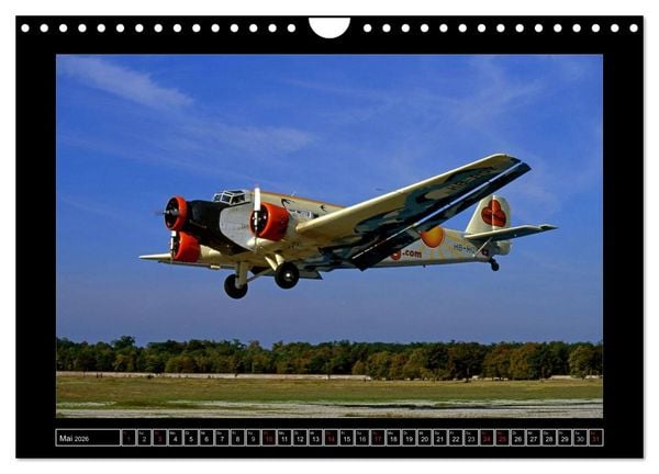 Produktbild: JU-AIR Ju-52 (Wandkalender 2026 DIN A4 quer), CALVENDO Monatskalender
