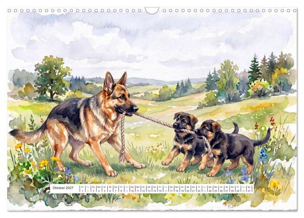 Produktbild: Treue Gef&auml;hrten (Wandkalender 2027 DIN A3 quer), CALVENDO Monatskalender