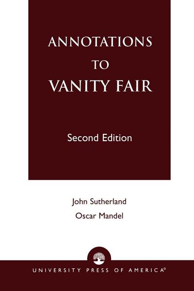 Produktbild: Annotations to Vanity Fair