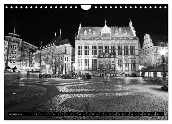 Produktbild: Historisches Bremen (Wandkalender 2026 DIN A4 quer), CALVENDO Monatskalender