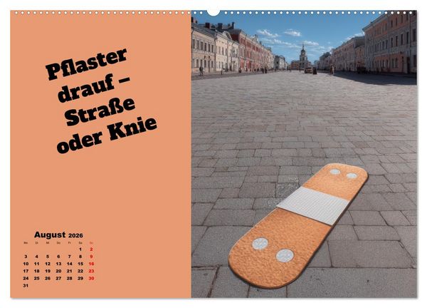 Produktbild: Pferdeschwanz - Das lustige, zweideutige Geschenk als Kalender (Wandkalender 2026 DIN A2 quer), CALVENDO Monatskalender