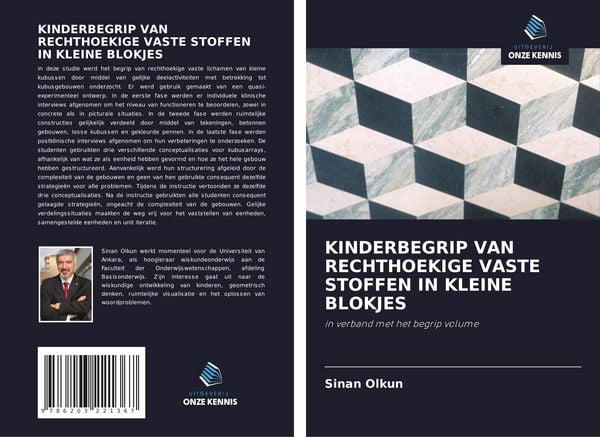 KINDERBEGRIP VAN RECHTHOEKIGE VASTE STOFFEN IN KLEINE BLOKJES, Taschenbuch von Sinan Olkun, Uitgeverij Onze Kennis, 9786203221367