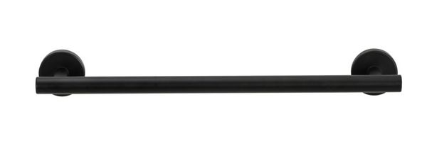 Produktbild: Badetuchstange Mod. Bosio Schwarz Matt, rostfrei, 40 cm