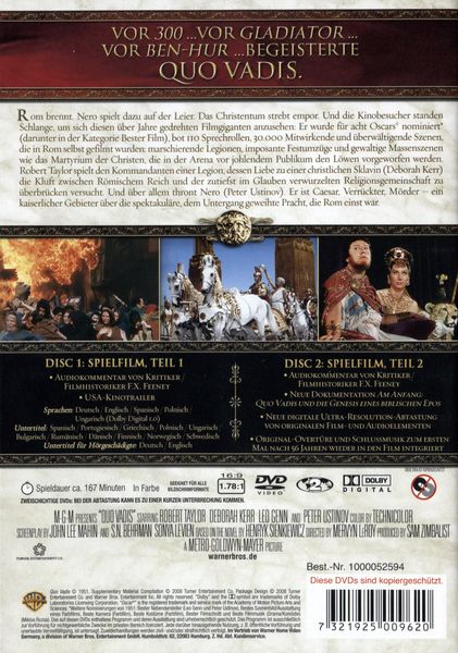 Produktbild: Quo Vadis [SE] [2 DVDs]