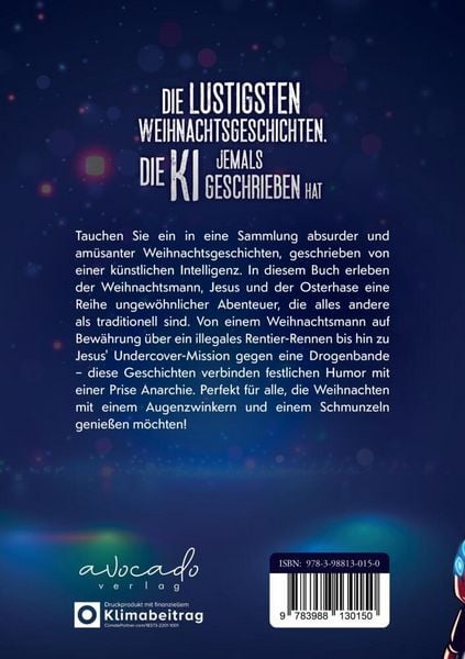 Produktbild: Die lustigsten Weihnachtsgeschichten, die KI jemals geschrieben hat