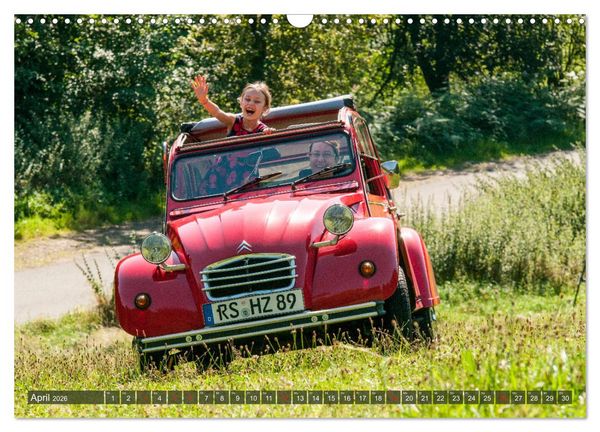 Produktbild: Citro&euml;n 2 CV - Zum Kippen zu schade (Wandkalender 2026 DIN A3 quer), CALVENDO Monatskalender