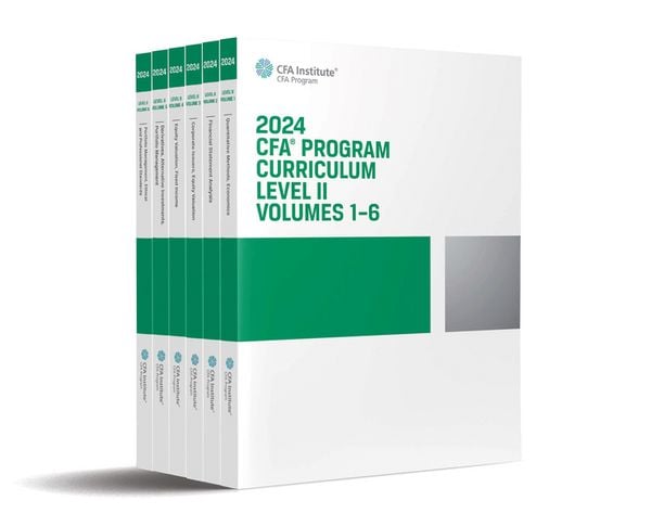 Produktbild: 2024 CFA Program Curriculum Level II Box Set, Volumes 1 - 6