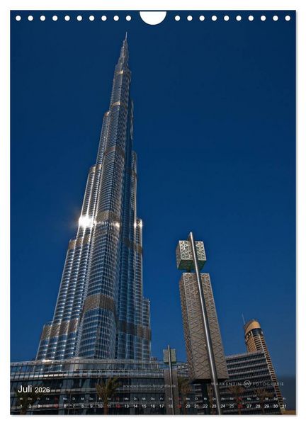 Produktbild: Grenzenloses Dubai (Wandkalender 2026 DIN A4 hoch), CALVENDO Monatskalender