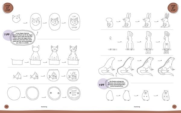Produktbild: 200 x Zeichenkram &ndash; Step by Step