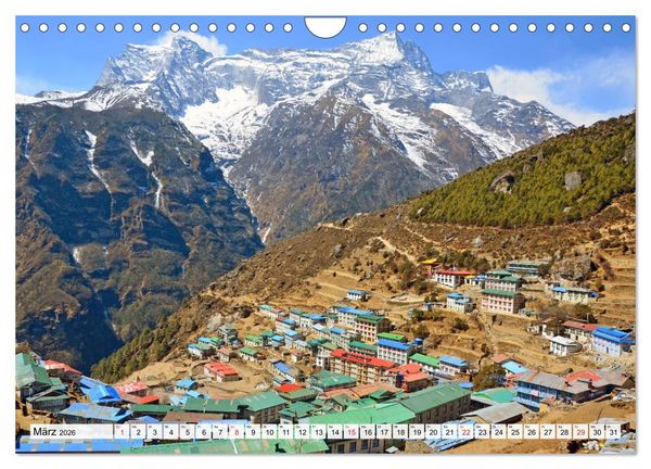 Produktbild: Traumtrekking in NEPAL (Wandkalender 2026 DIN A4 quer), CALVENDO Monatskalender