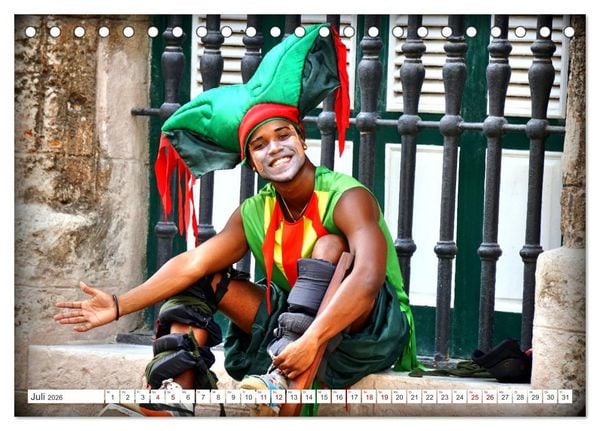 Produktbild: Let's dance in Cuba - Stelzent&auml;nzer in Havanna (Tischkalender 2026 DIN A5 quer), CALVENDO Monatskalender