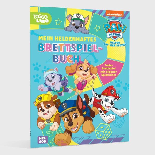 Produktbild: PAW Patrol Mitmachbuch: Mein heldenhaftes Brettspielbuch