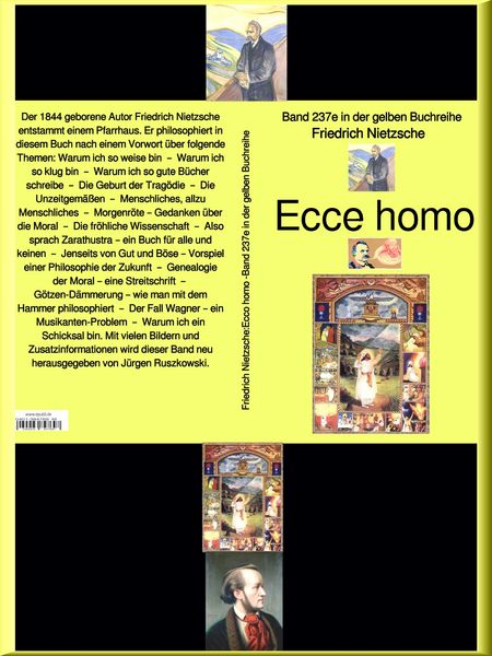 Produktbild: Ecco homo - Band 237 in der gelben Buchreihe - bei J&uuml;rgen Ruszkowski