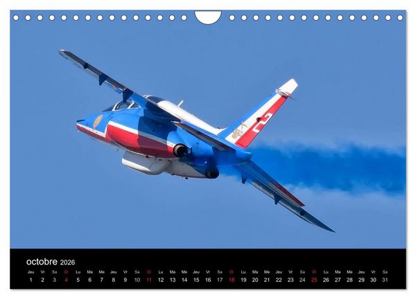 Produktbild: Ailes sur la France (Calendrier mural 2026 DIN A4 vertical), CALVENDO calendrier mensuel