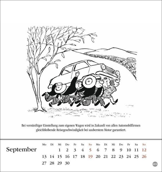 Produktbild: Loriot Postkartenkalender 2027