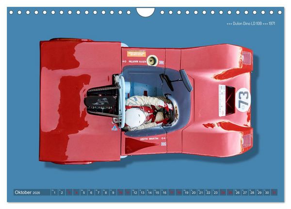Produktbild: Legenden des Rennsports Historic Sports Cars 1960-1975 (Wandkalender 2026 DIN A4 quer), CALVENDO Monatskalender
