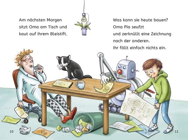 Produktbild: Leseprofis &ndash; Die total verr&uuml;ckte Schrumpf-Maschine, 1. Klasse