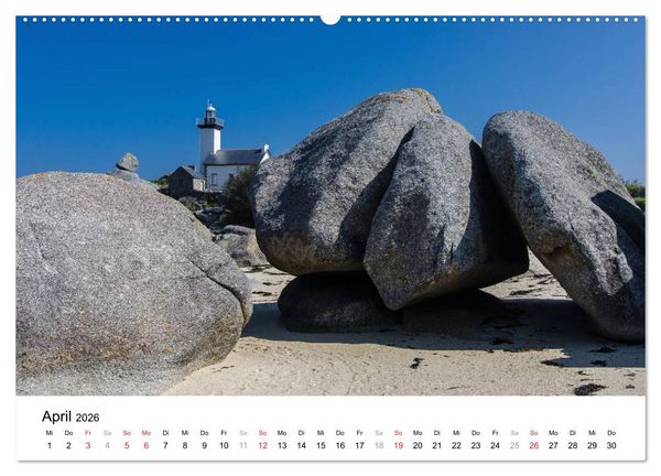 Produktbild: Bretonische Impressionen (hochwertiger Premium Wandkalender 2026 DIN A2 quer), Kunstdruck in Hochglanz