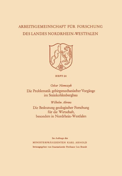 Produktbild: Die Problematik gebirgsmechanischer Vorg&auml;nge im Steinkohlenbergbau