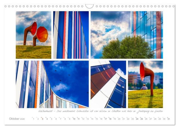 Produktbild: Sehnsucht Schweden - Elche, Natur und Urlaubstr&auml;ume (Wandkalender 2026 DIN A3 quer), CALVENDO Monatskalender