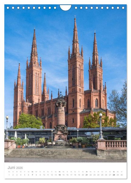 Produktbild: Mein Wiesbaden (Wandkalender 2026 DIN A4 hoch), CALVENDO Monatskalender